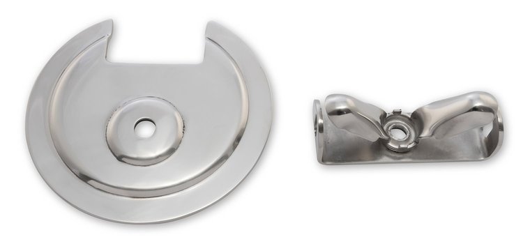 C8TZ-1424-62-SK 66-77 Bronco Spare Tire Retainer Plate And Wing Nut Stainless Steel