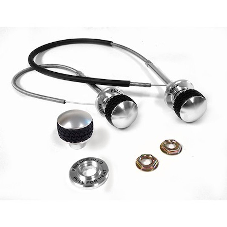 C8TZ-18518-52BL Billet Temp, Fan, And Defrost Control Kit