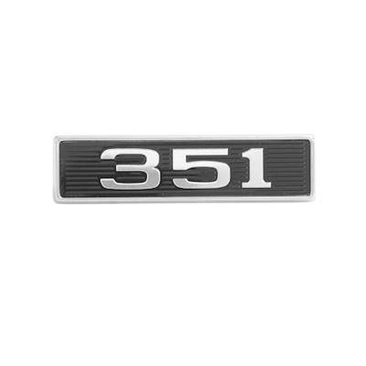Hood Scoop Emblem 1969 Ford Mustang