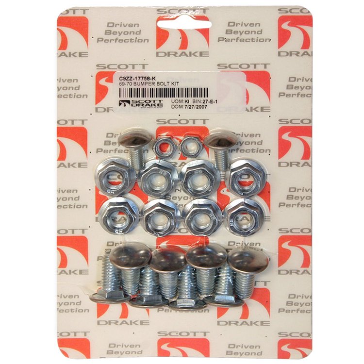 Bumper Bolt Kit 1969-1970 Ford Mustang