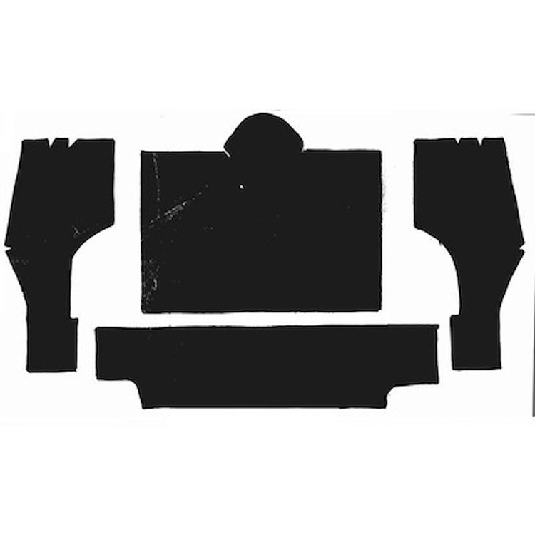 CUC2R 1963-1967 Corvette Rear Underlayment