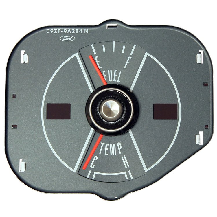 Fuel & Temp Combo Gauge 1970 Ford Mustang