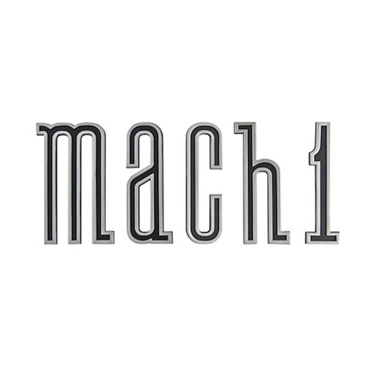 D0ZZ-16003-K Panel Emblem Rocker Set, Mach 1