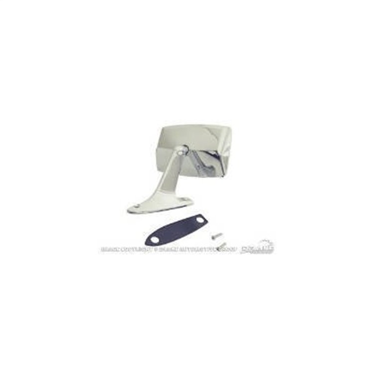Non-Remote Square Door Mirror 1970-1973 Ford Mustang