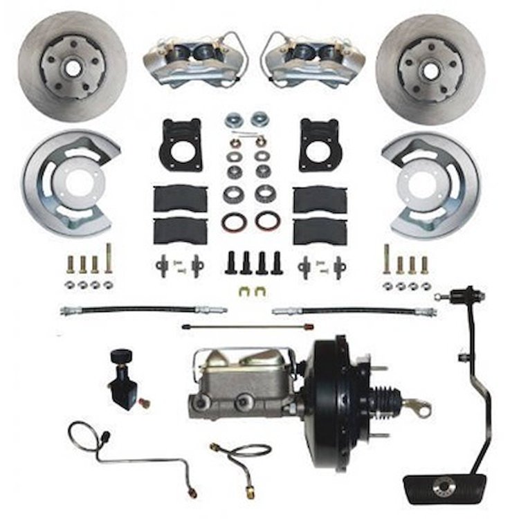 DBC-A133-A 1970 Power Disc Brake Conversion Kit With Automatic Transmissions