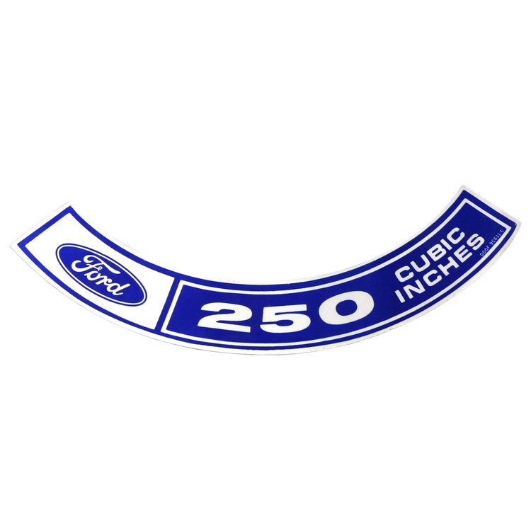 Air Cleaner Decal 1970-1971 Ford Mustang