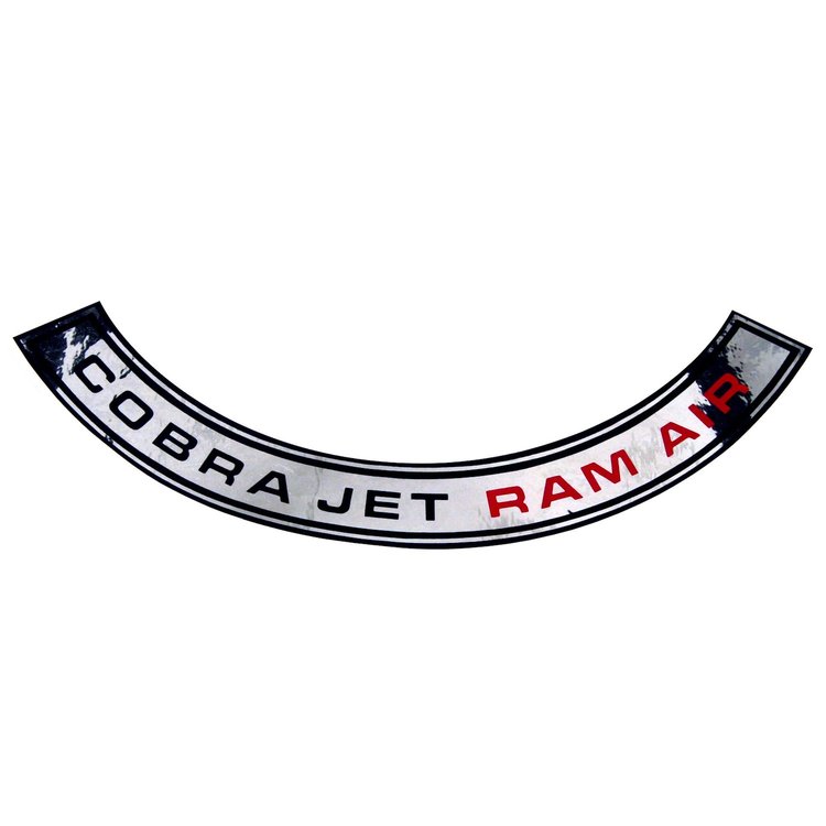 Air Cleaner Decal 1969-1970 Shelby Mustang