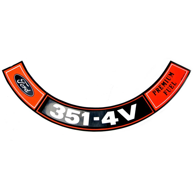 Air Cleaner Decal 1970-1971 Ford Mustang