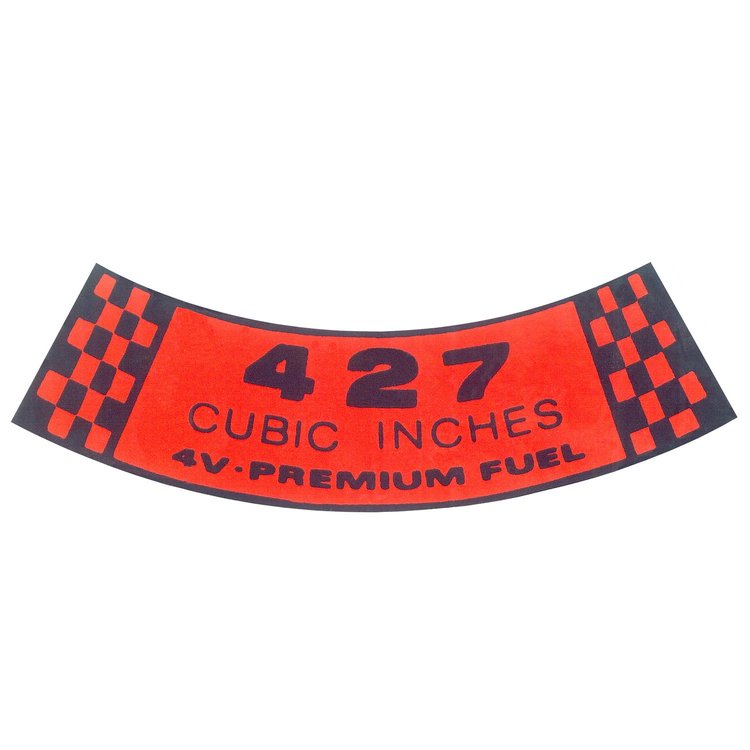 Air Cleaner Decal 1968 Ford Mustang