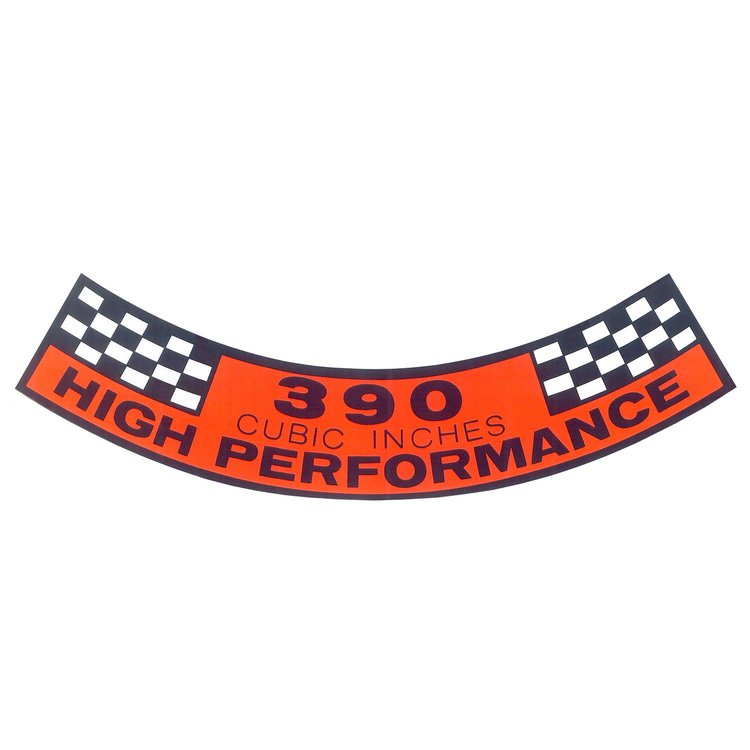 Air Cleaner Decal 1967-1978 Ford Mustang
