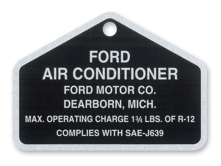 A/C ALUMINUM TAG