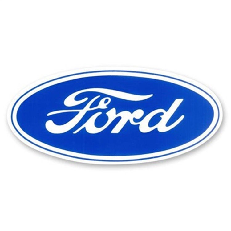 9 1/2 FORD BLUE OVAL DECA