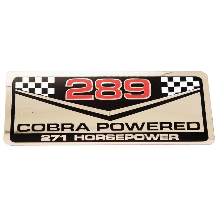 Valve Cover Decal 1965-1967 Ford Mustang
