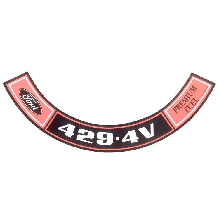 Air Cleaner Decal 1971 Ford Mustang