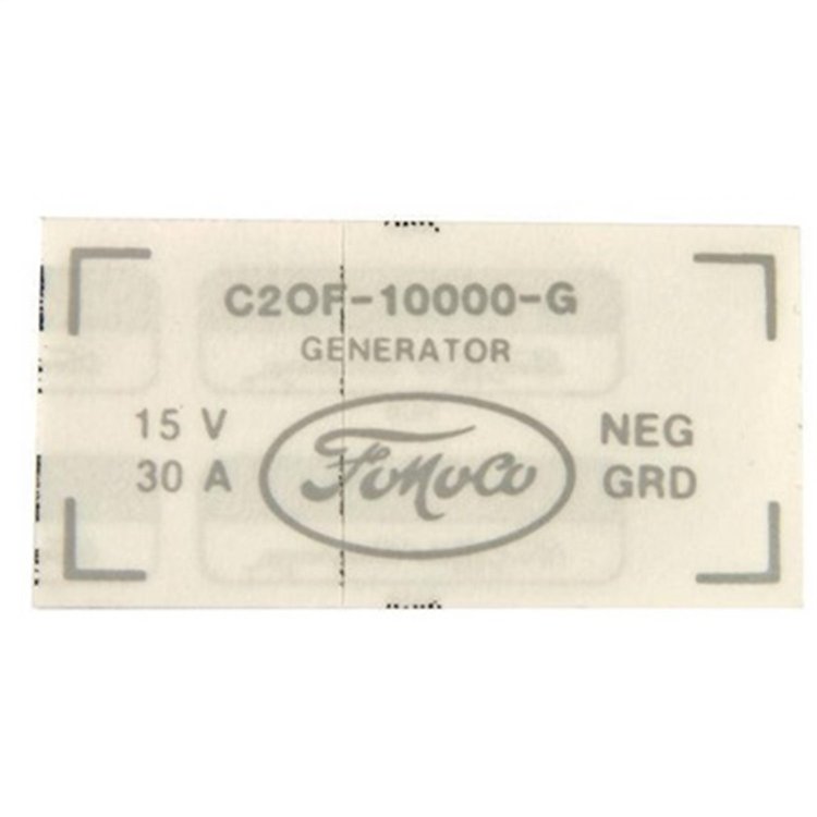 GENERATOR DECAL