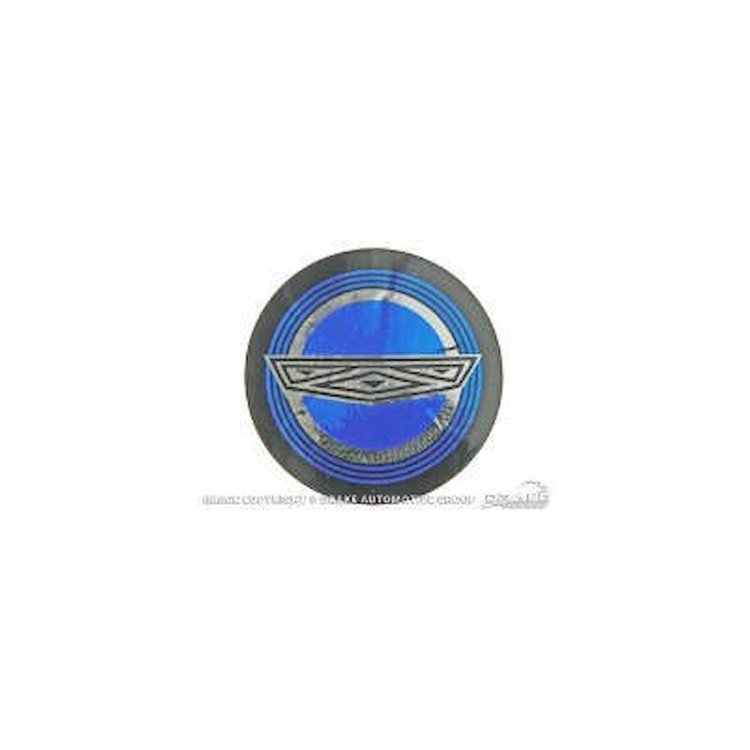DF-533 Mustang Wire Wheel Blue Center Decal