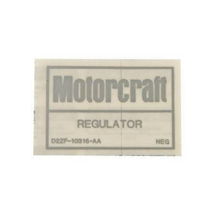 VOLTAGE REGULATOR DECAL