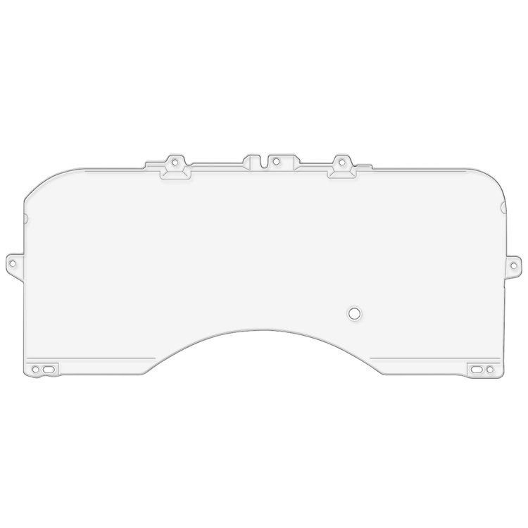 Instrument Panel Lens 1987-1989 Ford Mustang
