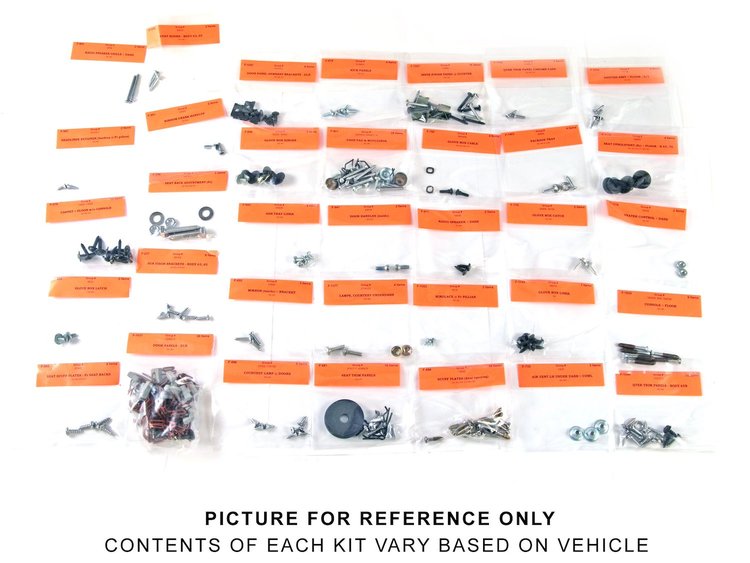 INTERIOR FASTENER KIT CON
