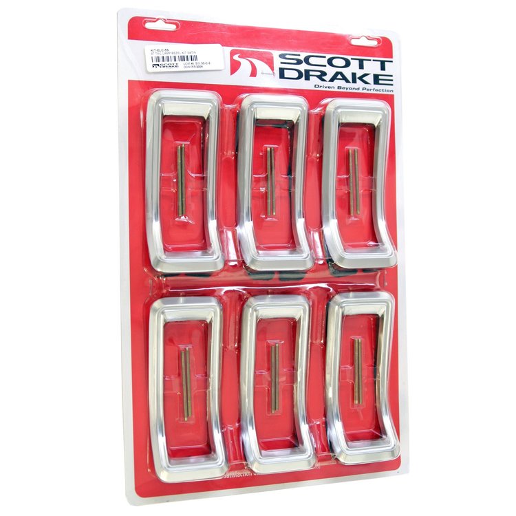 Tail Light Bezel Kit 1968 Ford Mustang