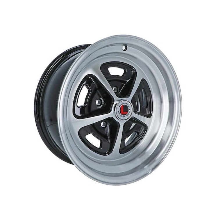 LW50-50754A Magnum 500 Wheel [Size: 15"x7"] Black/Machined Finish