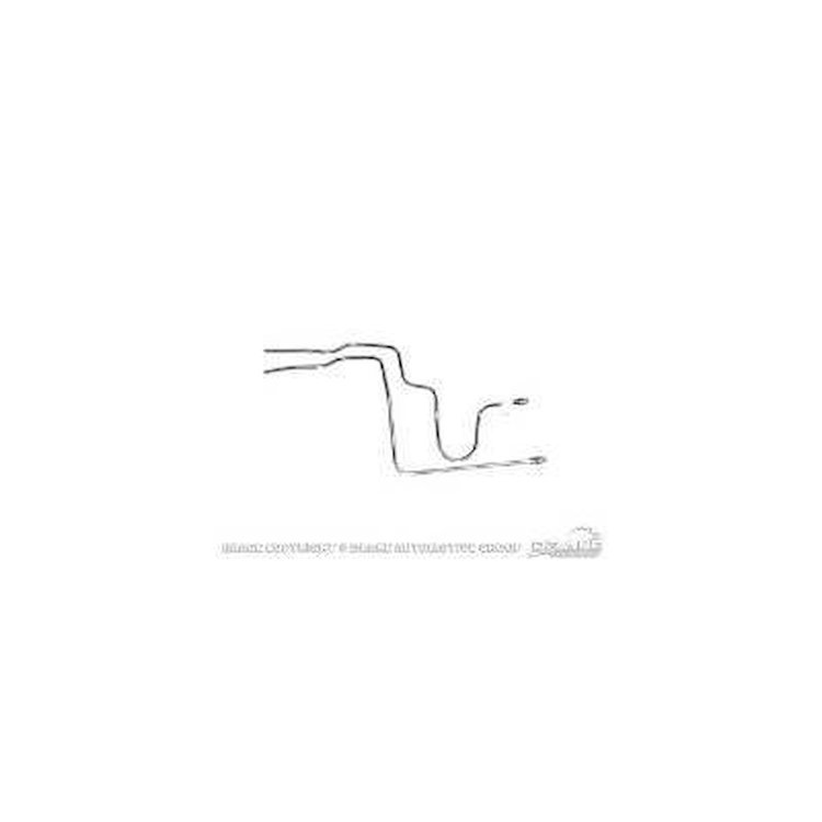 MOL002S Transmission Oil Cooler Lines-Stainless Steel,8 Cyl C-4 Transmission