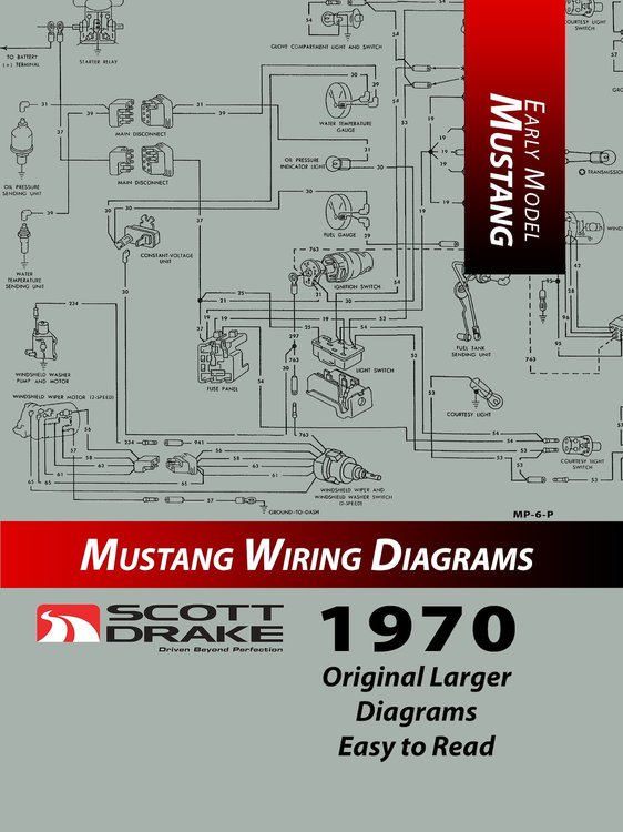 Pro Wiring Diagram Manual for 1970 Ford Mustang