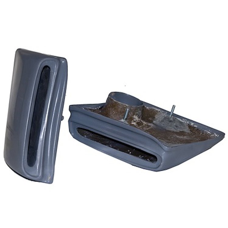 S7MS-6529076-7 1967-68 Mustang Lower Quarter Functional Side Scoops