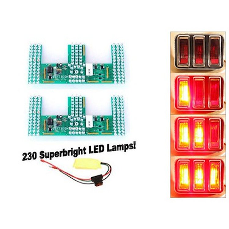 LED Sequential Tail Light Kit 1967-1968 Ford Mustang