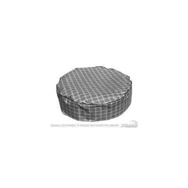 TIRE COVER PLAID 13 VINYL
