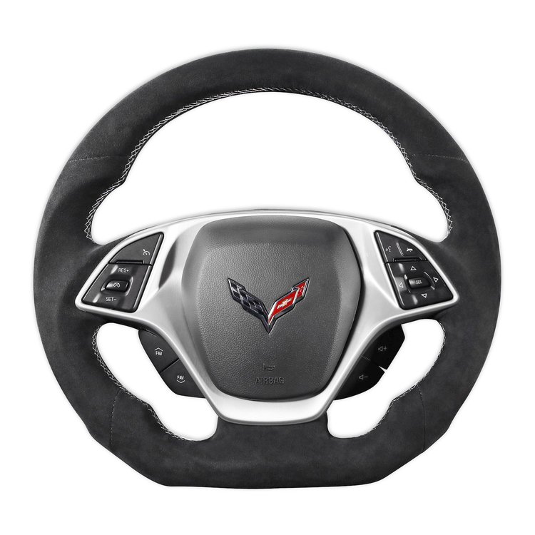 C7 STEERING WHL ALCANTRA
