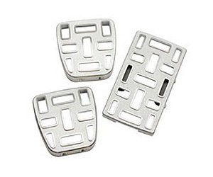 Manual Transmission Pedal Cover Set Billet Aluminum Accelerator/Brake/Clutch