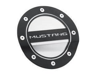 FR3Z-6640526-MB Comp Series Fuel Door for 2015-2022 Ford Mustang [Silver/Satin Black]