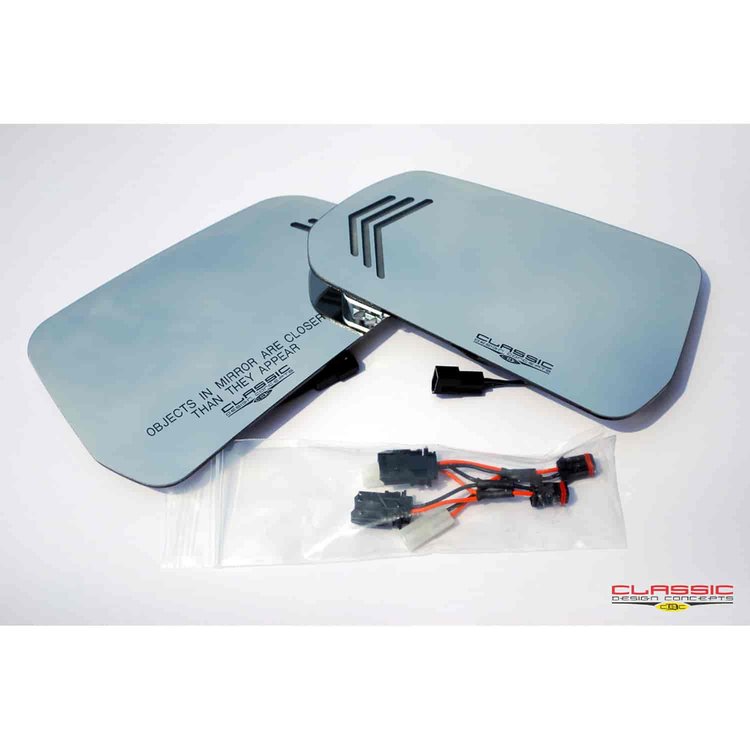 Sequential Side Mirrors for 2015-2017 Mustang w/Factory exterior mirror housing turn signal
