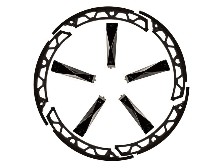 GD04A-Series Wheel Insert, Fits Wheel Size: 20 x 10 in., Direction: Non-Directional [Black]