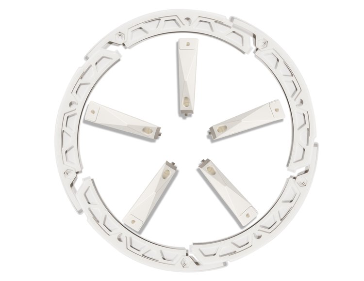 GD04A-Series Wheel Insert, Fits Wheel Size: 20 x 10 in., Direction: Non-Directional [White]