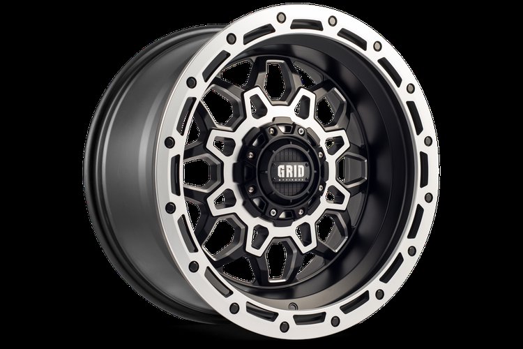GD09-Series Wheel, Size: 20 x 9 in., Bolt Pattern: 5 x 127/139.70 mm, Offset: -12 mm [Matte Black/Milled]