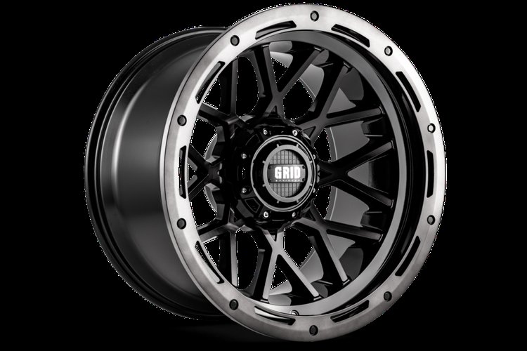 GD13-Series Wheel, Size: 20 x 9 in., Bolt Pattern: 5 x 150 mm, Offset: 15 mm [Double Dark Tint w/Gloss Black Lip]
