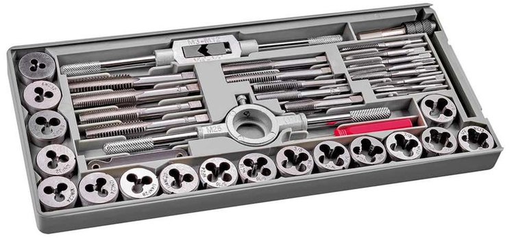 40-Piece Metric Tap and Die Set