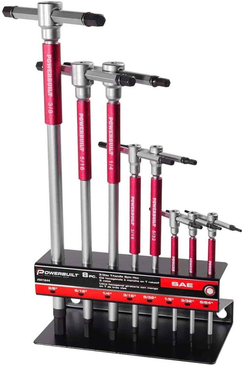 T-HANDLE SPIN HEX WRENCH