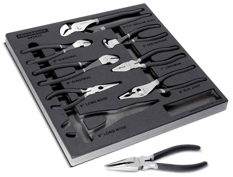 8-Piece Pro-Tech Pliers Set