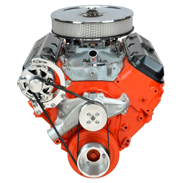 BCV01M Victory-Series Pulley Kit for Big Block Chevy, w/ Alternator/AC/Power Steering [Machined]