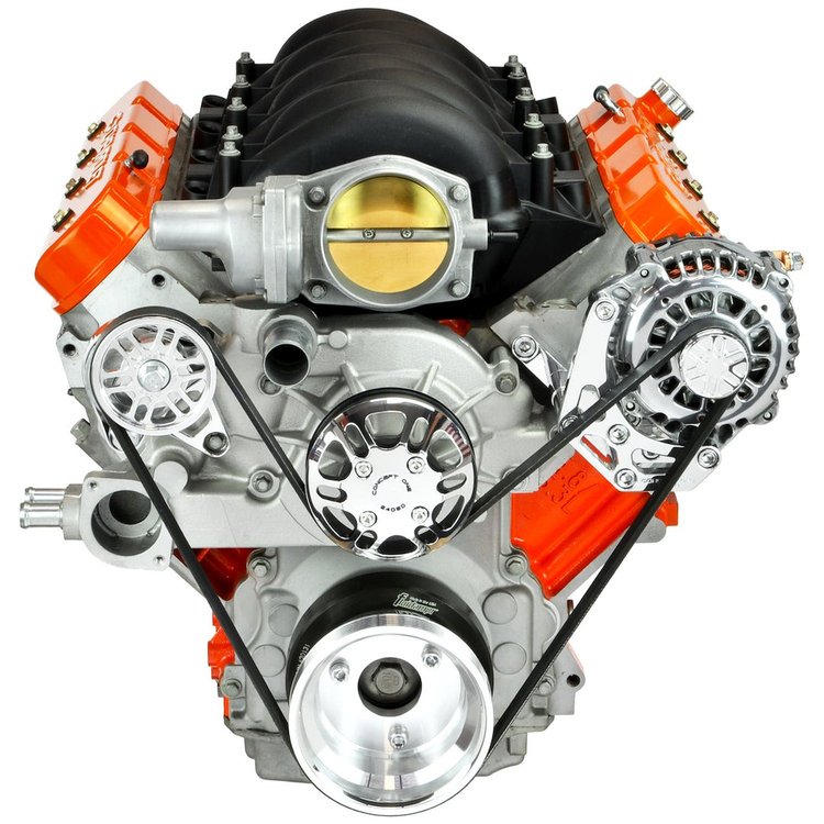 LSV04M Victory-Series Pulley Kit for GM LS, Alternator Only [Machined]