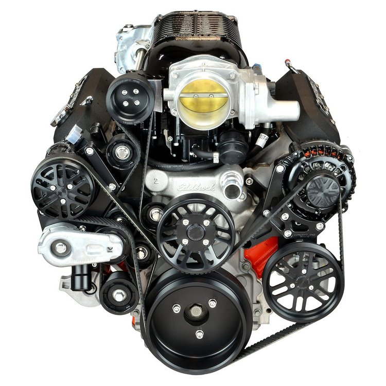 LSV10P-SC14 MAX10R Pulley Kit for Chevy LS w/ Whipple 2.9L Supercharger [Polished]