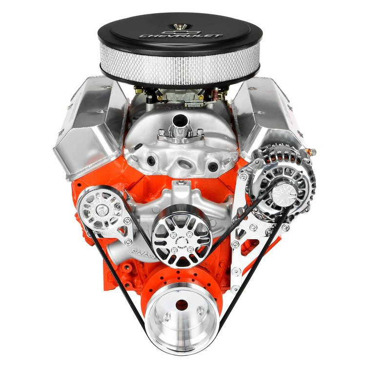 SCV04M Victory-Series Pulley Kit for Small Block Chevy, Alternator Only [Machined]