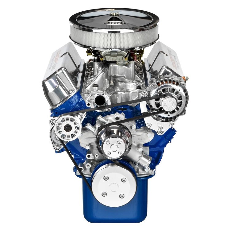 SFM54M Pulley Kit for Small Block Ford 351W, w/ Alternator Only, Short Water Pump [Machined]