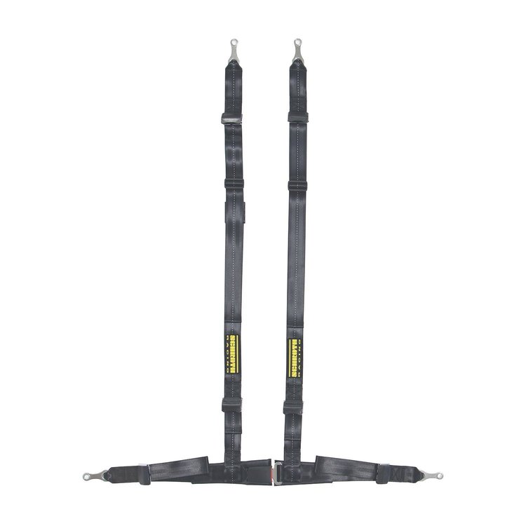 SR 93151-0 Rallye Cross Wrapped In Shoulders Harness, 4-Point [Black]