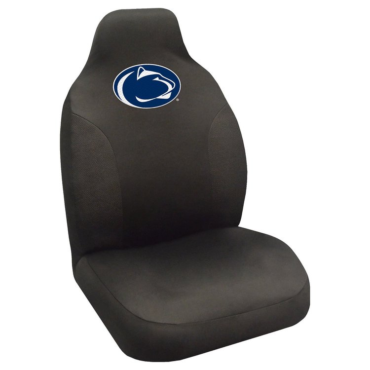 15086 Embroidered Seat Cover, Penn State [Black]