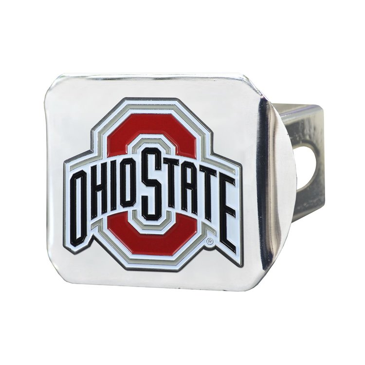 22809 Hitch Cover w/ 3D Color Emblem, Ohio State [Chrome]