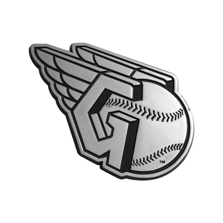 26570 3D Metal Emblem, Cleveland Guardians [Chrome]